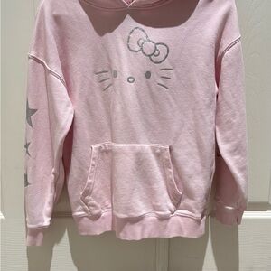 Forever 21 Pink Kids Hoodie with Hello Kitty Design